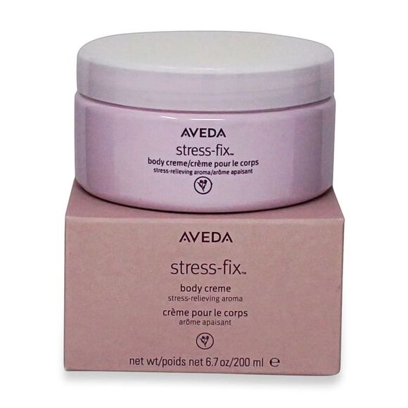 Aveda Stress Fix Body Creme Stress Relieving Aroma 6.7 oz 200 ml